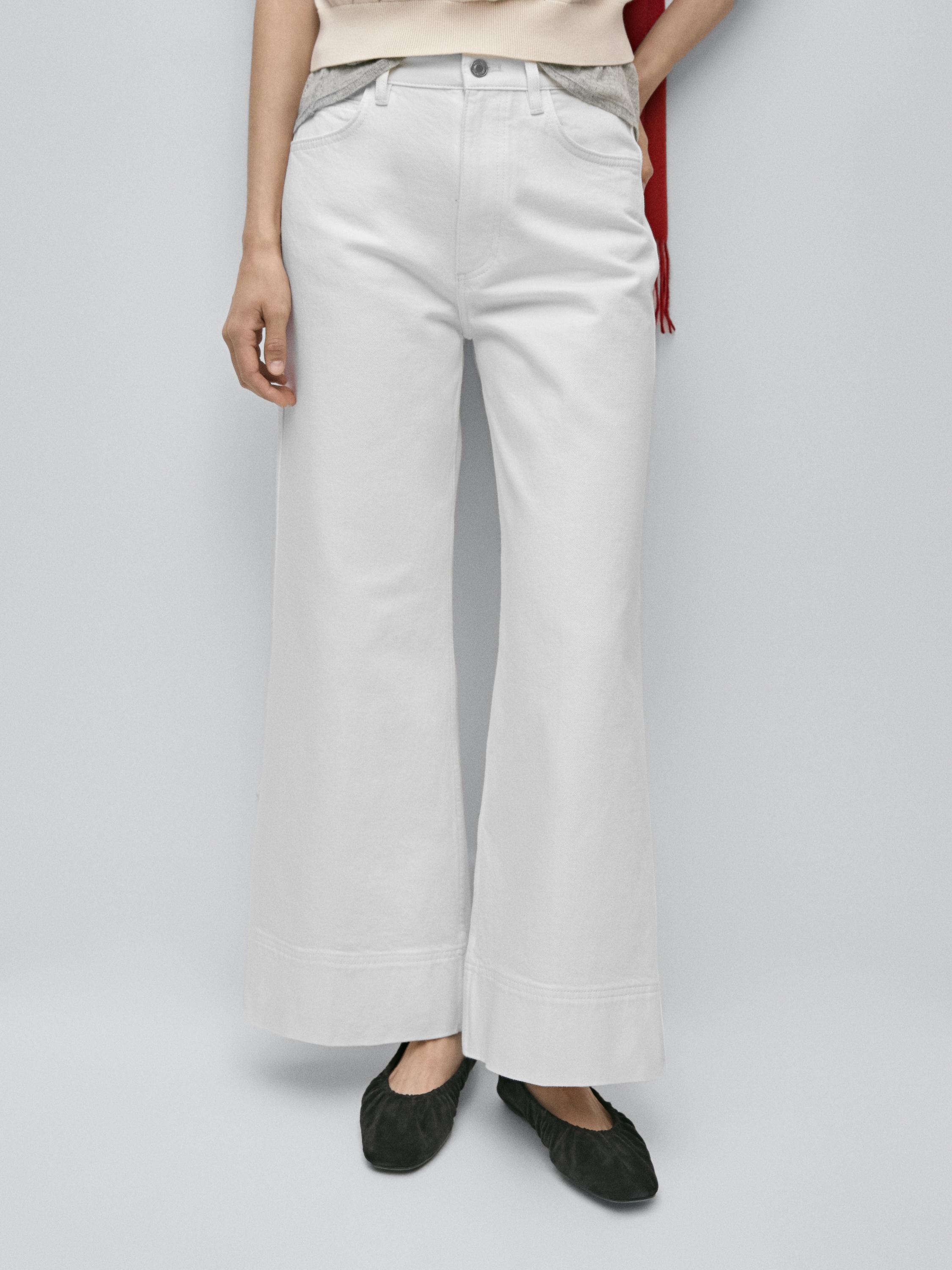 Culotte fit jeans